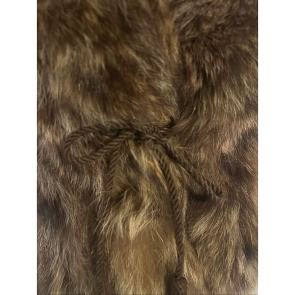Luxurious Brown Faux Fur Women's Jacket - Picture 4 of 7